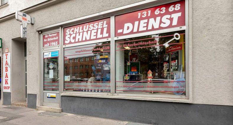 Aussenansicht Geschäftsstelle Schlüssel Bäte